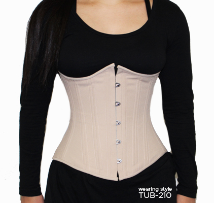 Steel-boned corset shaping Examples