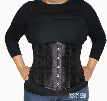 Steel-boned corset shaping Examples