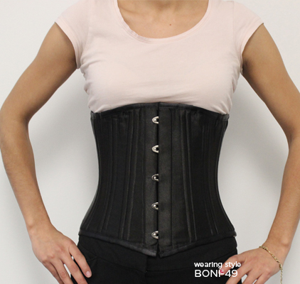 Steel-boned corset shaping Examples
