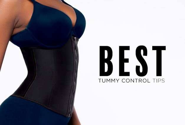 Shaping control open-bust vest with flat tummy effect